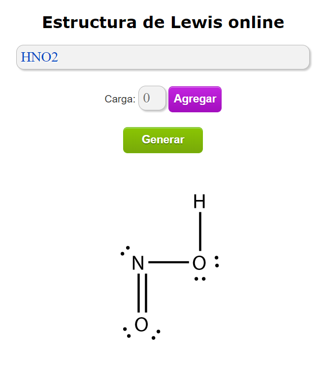 Generador de Estructura de Lewis online - Didactalia: material educativo