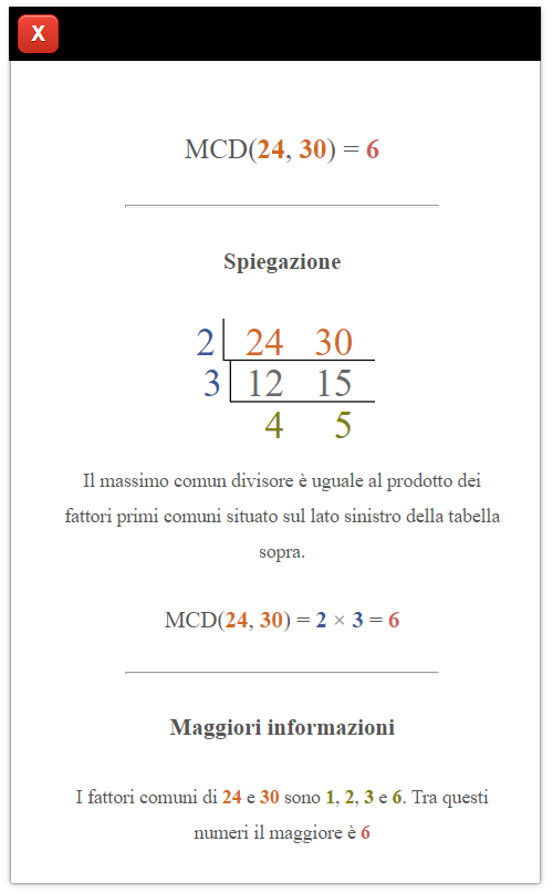 Massimo Comune Divisore Online - Didactalia: Material Educativo