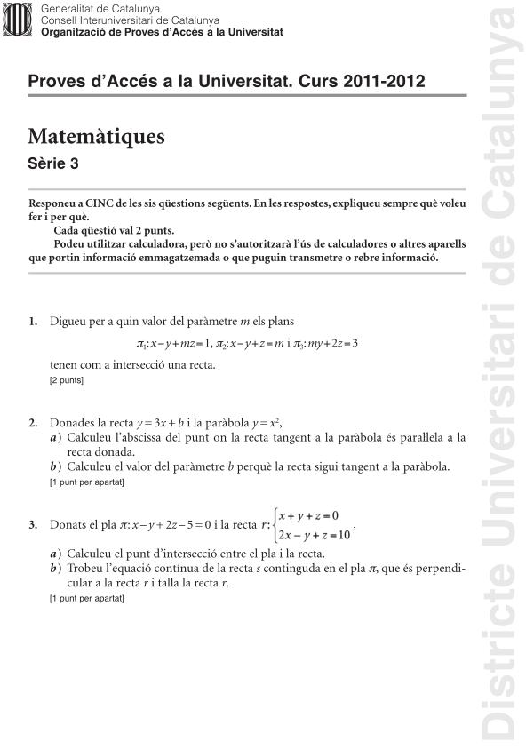 Matemáticas Cataluña