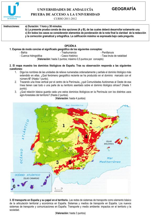 Geografía 1 Andalucía