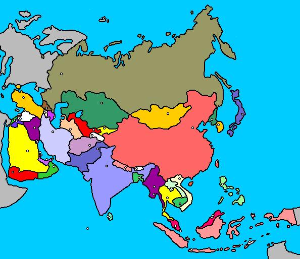 Mapa interactivo de Asia: países y capitales () - Didactalia:  material educativo