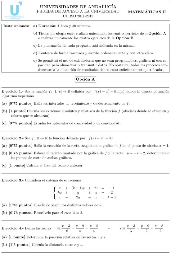 Matemáticas 2 Andalucía