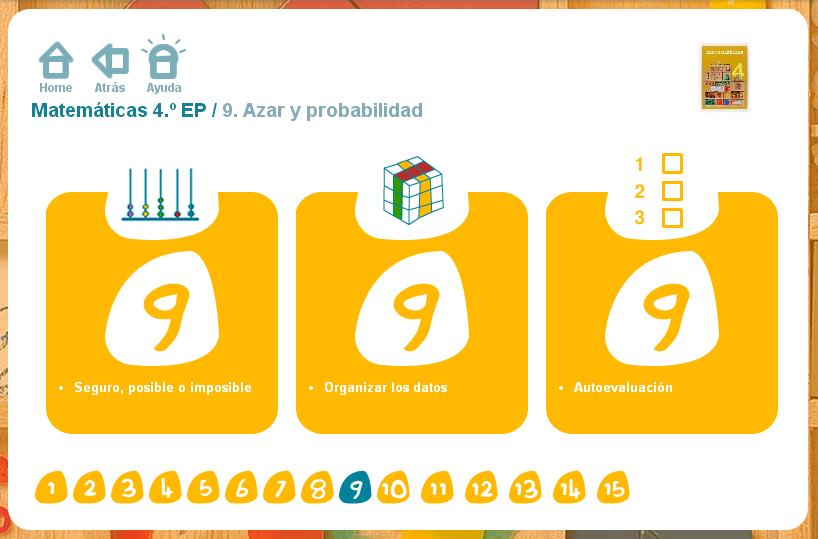 Azar y probabilidad. Matemáticas 4º Primaria (SM) - Didactalia ... Azar y probabilidad. Matemáticas 4º Primaria (SM) - Didactalia ...