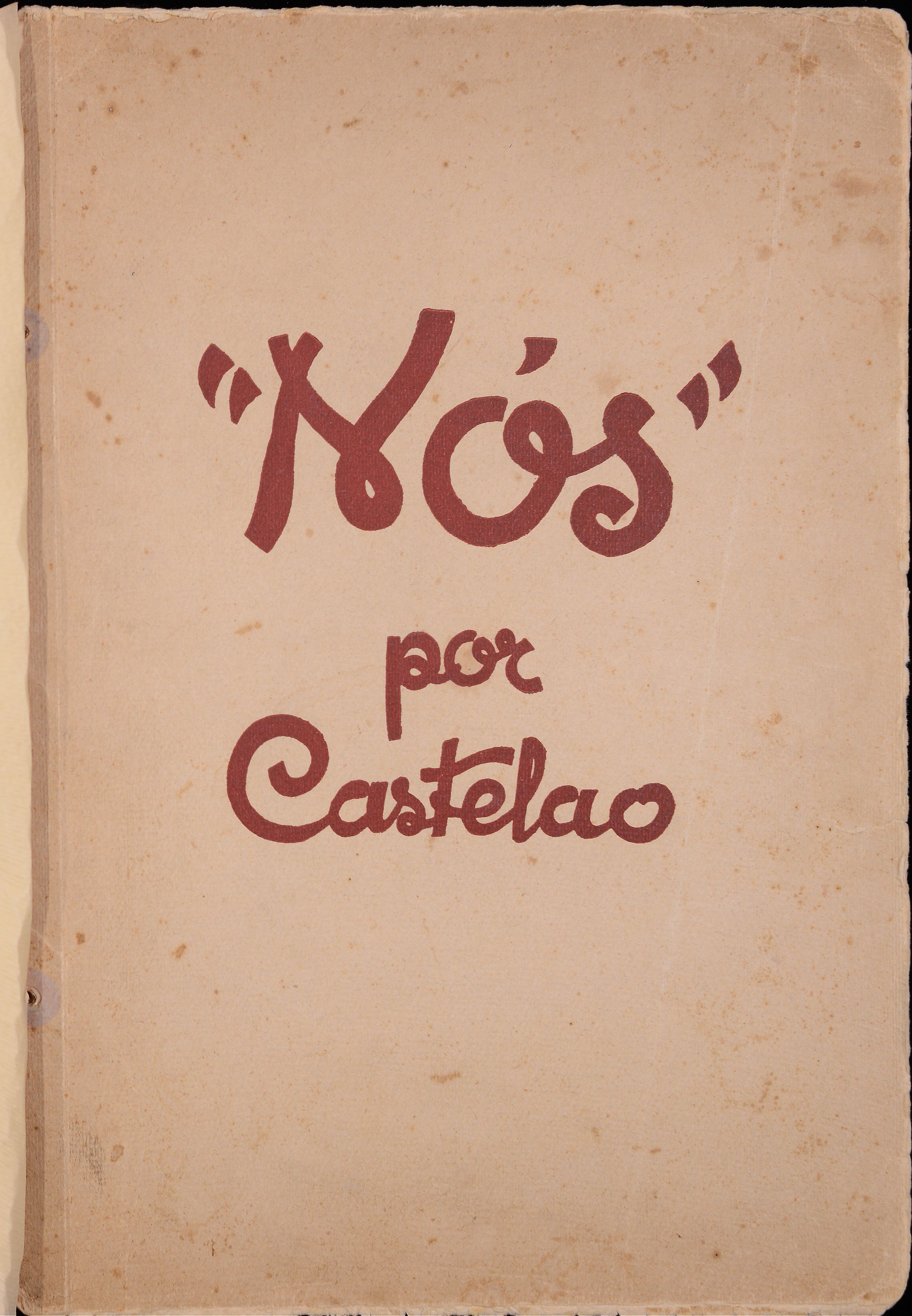 Portada dun libro que leva escrito Nós, de Castelao