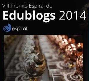 Ganadores del VIII Premio Espiral Edublogs (2014)