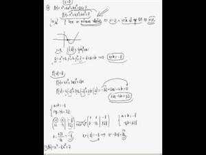 Cálculo de coeficientes de un polinomio a partir de rectas tangentes y extremos