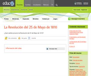 La Revolución del 25 de Mayo de 1810