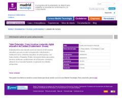 Taller Didactalia: cómo localizar contenido digital educativo de calidad (Madrid, 20 de septiembre 2012)