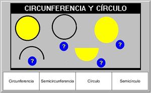 Actividades con círculos y circunferencias