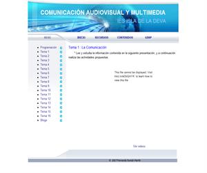 Temario de Comunicación Audiovisual y Multimedia