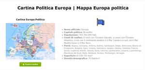 Cartina Europa - Mappa Europa