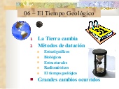 El tiempo geológico