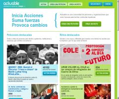 Actuable, una plataforma española para campañas ciudadanas 2.0: crea peticiones, suma fuerzas, provoca cambios