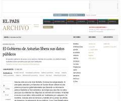 El Gobierno de Asturias libera sus datos públicos