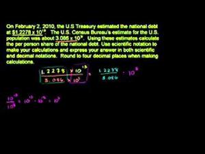 Las notaciones científicas parte 3 (Khan Academy Español)