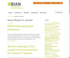 Banca y Web Semántica. BIAN: Banking industry arquitecture network