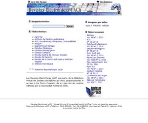 Revistas Electrónicas UACh