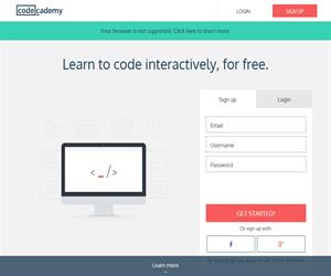 Codecademy, learn to code (aprende a programar)