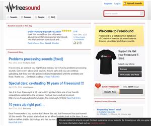 Freesound Project, plataforma de sonidos, ruidos y ambientes sonoros