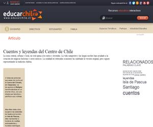 Cuentos y leyendas del centro de Chile (Educarchile)