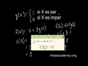 Problemas de Funciones 2 (Khan Academy Español)