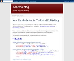 New Vocabularies for Technical Publishing