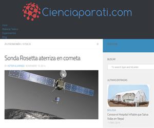 Sonda Rosetta - Interesante articulo con infografía sobre la misión