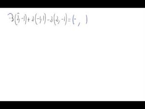 Combinación lineal de vectores