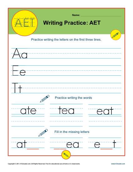Writing Practice: AET