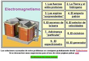 Problemas de Electromagnetismo (nivel superior)