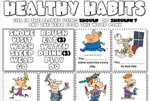 Healthy habits (should or shouldn't)