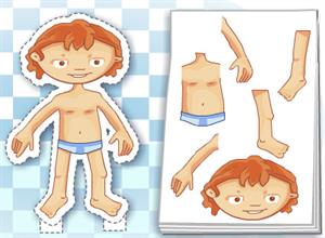 Identity: structure of the body: head, body, hands legs/feet