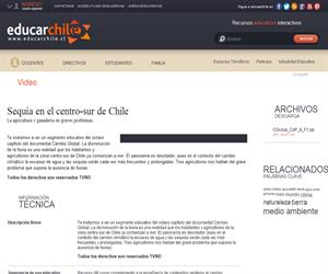 Capítulo 8: Sequía en el centro-sur de Chile (Educarchile)