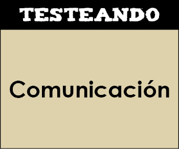 Comunicación. 3º ESO - Lengua (Testeando)