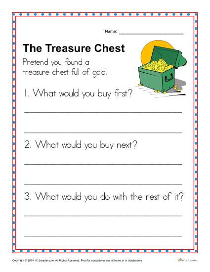 The Treasure Chest Writing Prompt