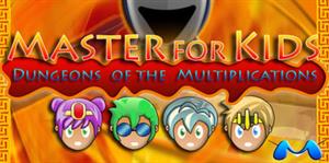 Master for Kids Dungeons of the Multiplications. Videojuego de rol de multiplicaciones en inglés
