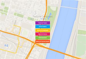 Smartypins with Google maps. Trivial geográfico de cultura, artes, ciencias,...