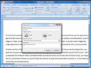 Creación de Macros en Microsoft Word