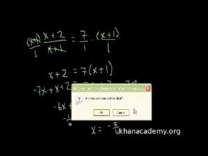 Ecuaciones Lineales 4 (Khan Academy Español)