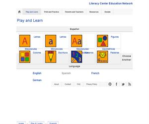 Literacycenter.net. Recursos educativos de Infantil y Primaria en varios idiomas
