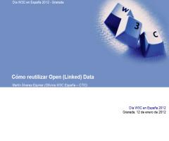 Cómo reutilizar Open (Linked) Data