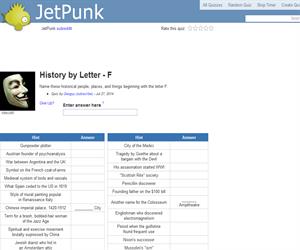 History by Letter - F