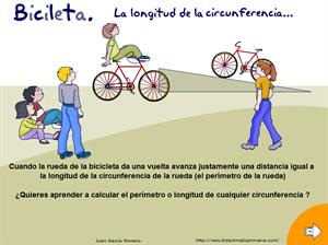 La Bicicleta: longitud de la circunferencia