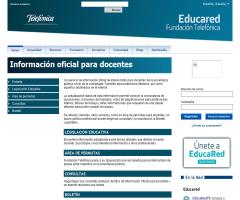 Información oficial para docentes  (EducaRed)