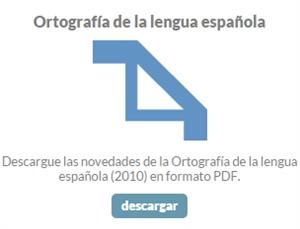 Resumen de las novedades de la Ortografía de la Lengua Española (2010). Fundación del Español Urgente