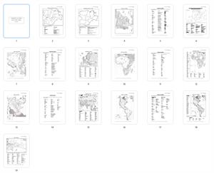 Cuadernillo de Mapas para Geografía de 3º ESO ( Castilla y León)