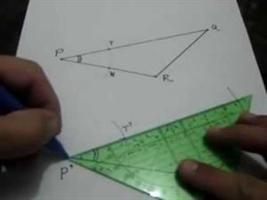 Construcción de un triángulo congruente a uno dado usando el postulado LAL (JulioProfe)