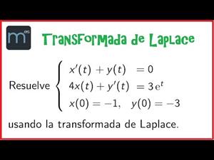 Transformada de Laplace - Sistema de ecuaciones diferenciales lineales