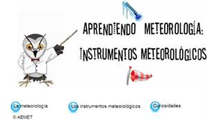 Juego interactivo sobre los instrumentos metereológicos (AEMET)
