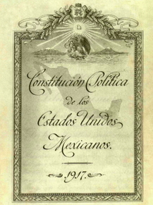 La promulgación de la Constitución Política de los Estados Unidos Mexicanos